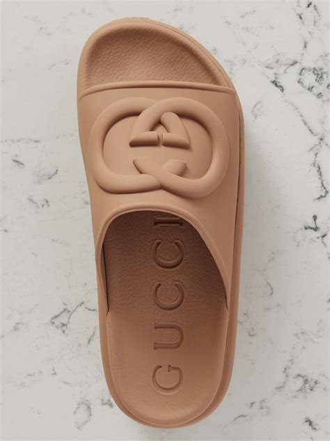 gucci rubber slide sandals replica amazon|gucci rubber platform slide sandals.